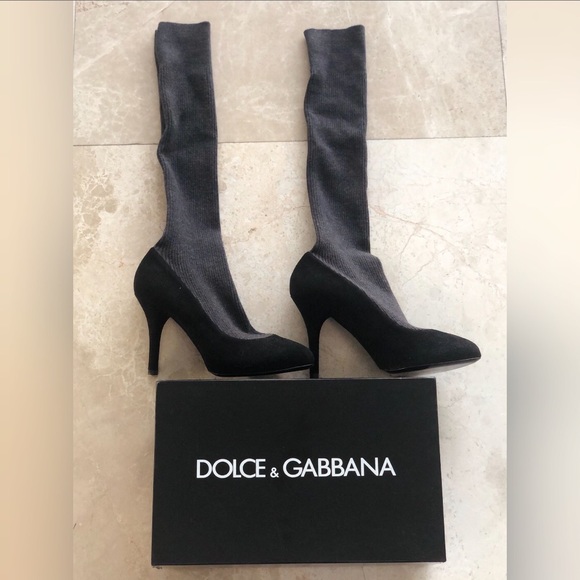 dolce and gabbana sock heels
